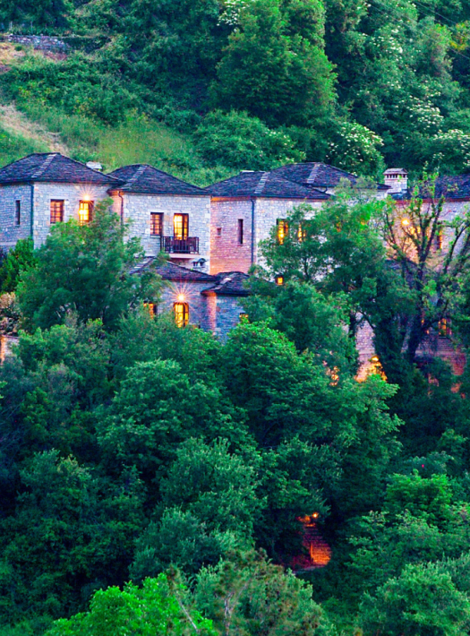 luxury hotel near the hotel inside the forest